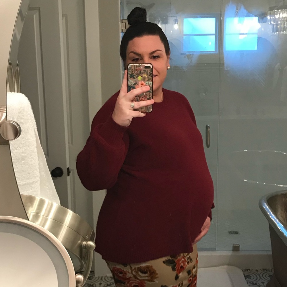 Maternity sweater